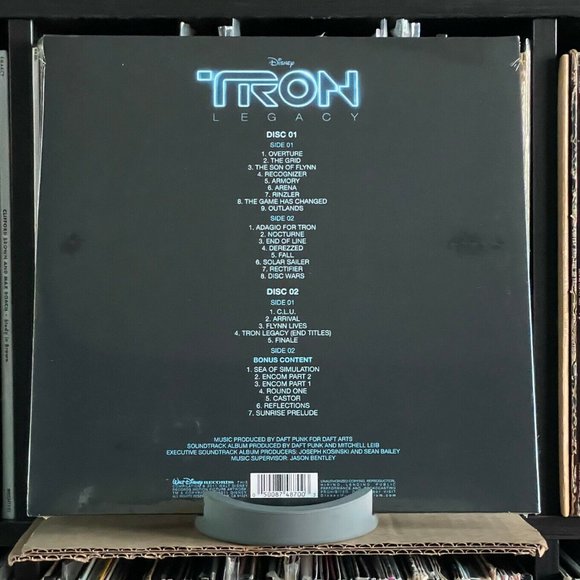 Tron Legacy Soundtrack 2-LP ~ Exclusive Colored Vinyl ~ New/Sealed! - Picture 2 of 2